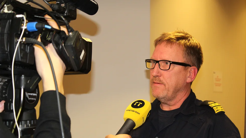 Lokalpolisområdeschef Peter Wahlberg förstår om folk känner oro, men att risken är liten.