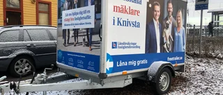 Fastighetsförmedling hakar på trailerreklam