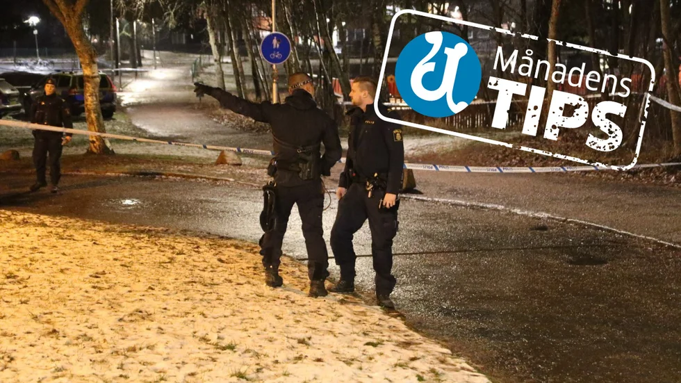 Hanna blir månadens tipsare för december, efter skottlossningen i Eriksberg.