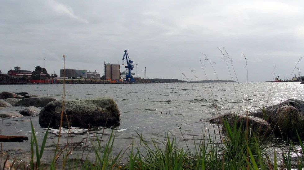 Oxelösunds hamn. 