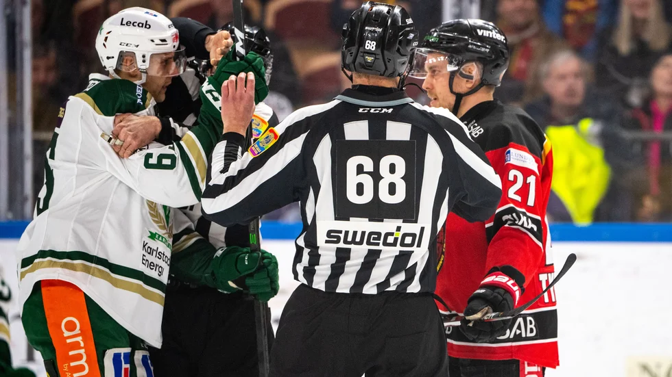 Juhan Tyrväinen var som vanligt i händelsernas centrum i matchen mot Färjestad.