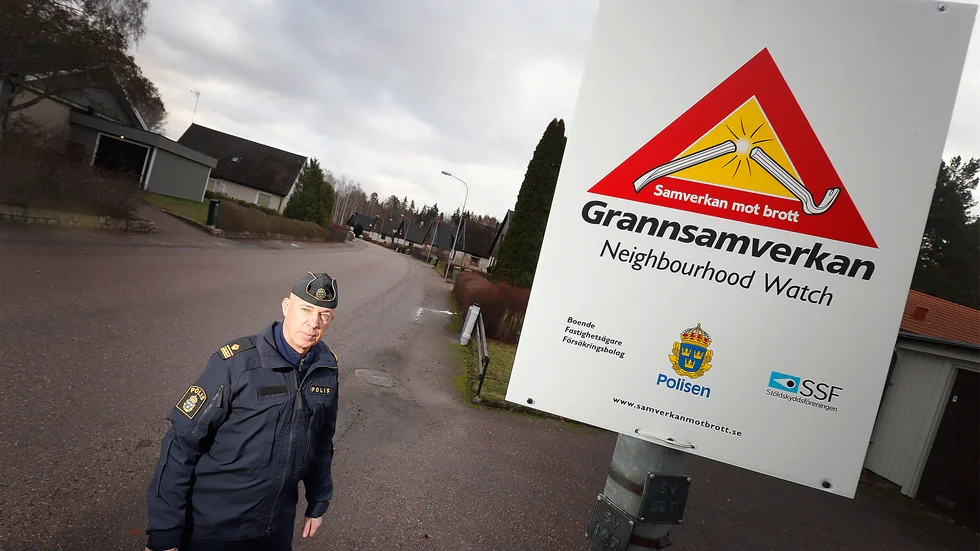 Kommunpolisen Thomas Bergqvist har varit med och startat 28 grannsamverkansgrupper i Eskilstuna de senaste tre åren.