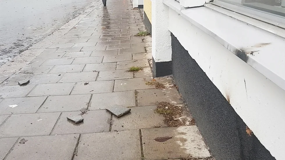 Det misstänkta föremålet placerades precis vid en restaurang i Eksjö.