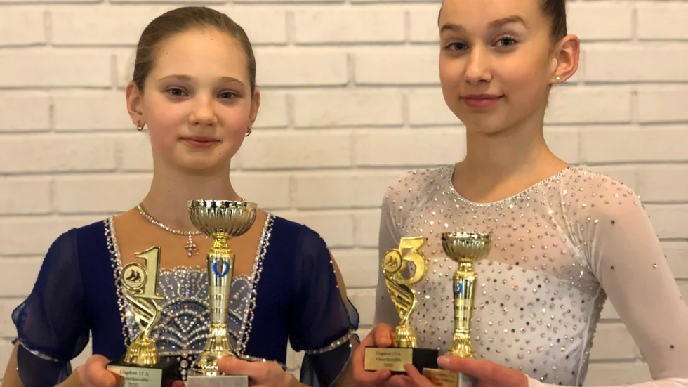 Från vänster: Daria Akhmetova, Melina Lagmyr.