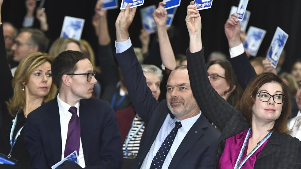 Avgjort. Liberalerna röstade ja till Stefan Löfven för ett år sedan, med siffrorna 62-30.