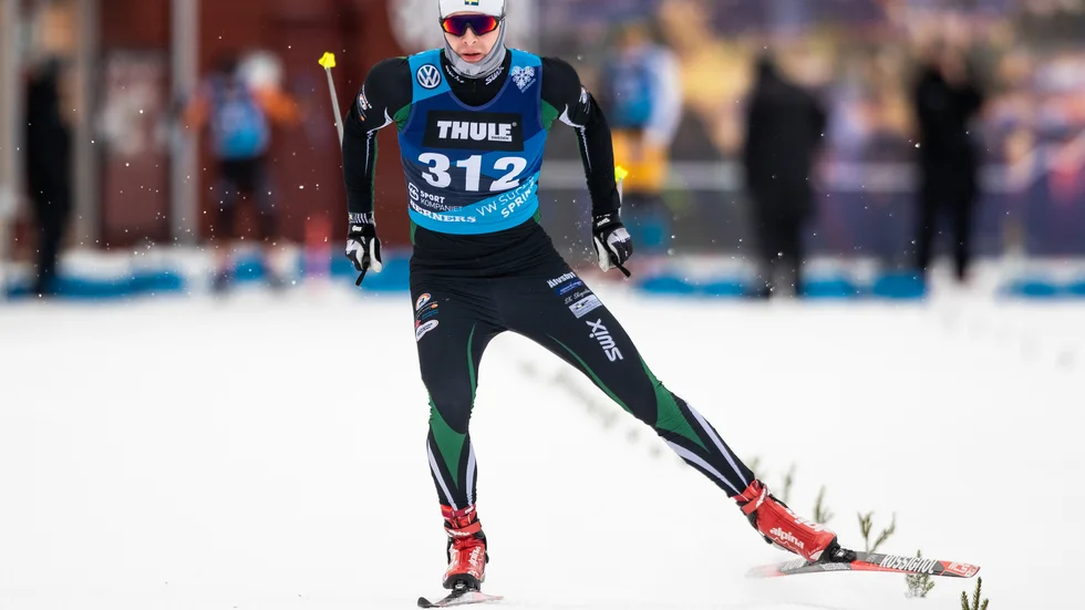 Johannes Hortlund vann sprinten över 100 meter i Dresden.
