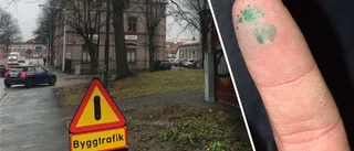 Ledig polis jagade ikapp och grep klottrare