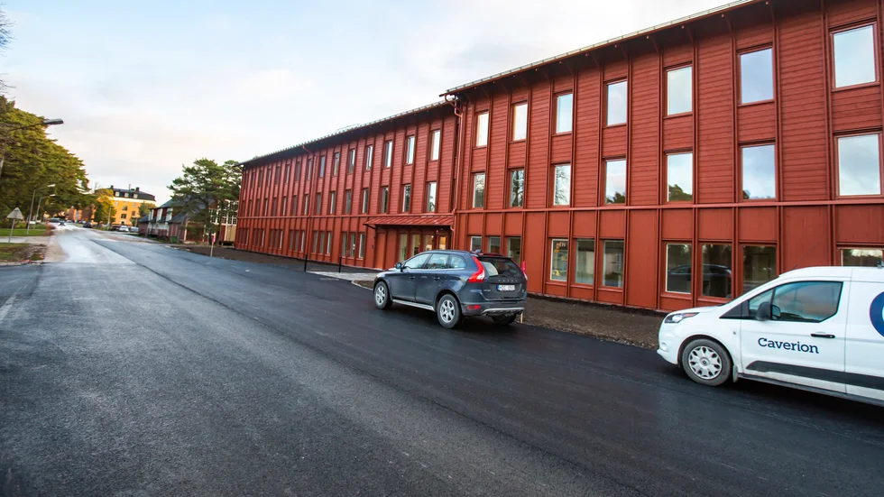 Attendos äldreboende på Visborg, byggt av Peab, är ett av de första byggprojekten på nya Visborg som blev verklighet. 