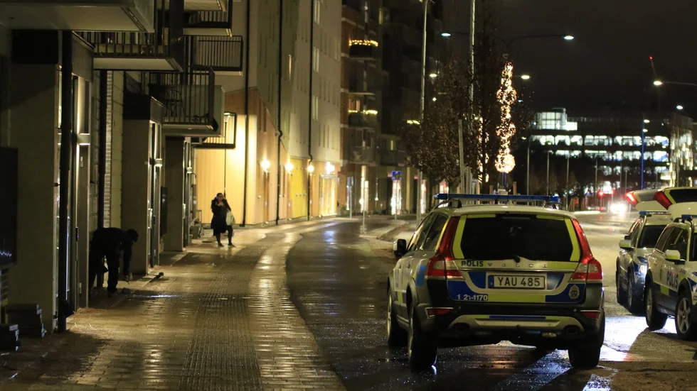 Polisen fick rycka ut till Gränby ännu en gång under måndagskvällen.