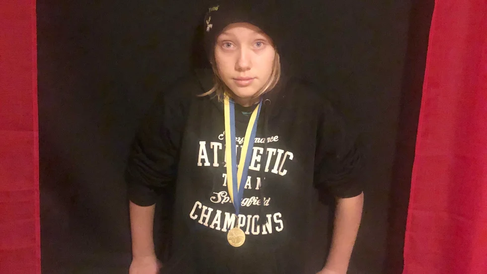 Melissa Södergran är klar för riksfinalen av Skyttiaden.