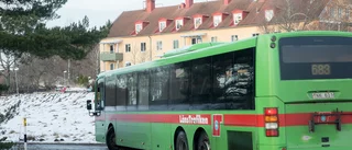 Ishalkan slår hårt mot busstrafiken