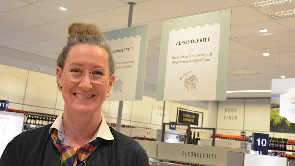 Systembolagets alkoholfria sortiment blir allt större, berättar Elisabeth Swahn på Systembolaget i Västervik.