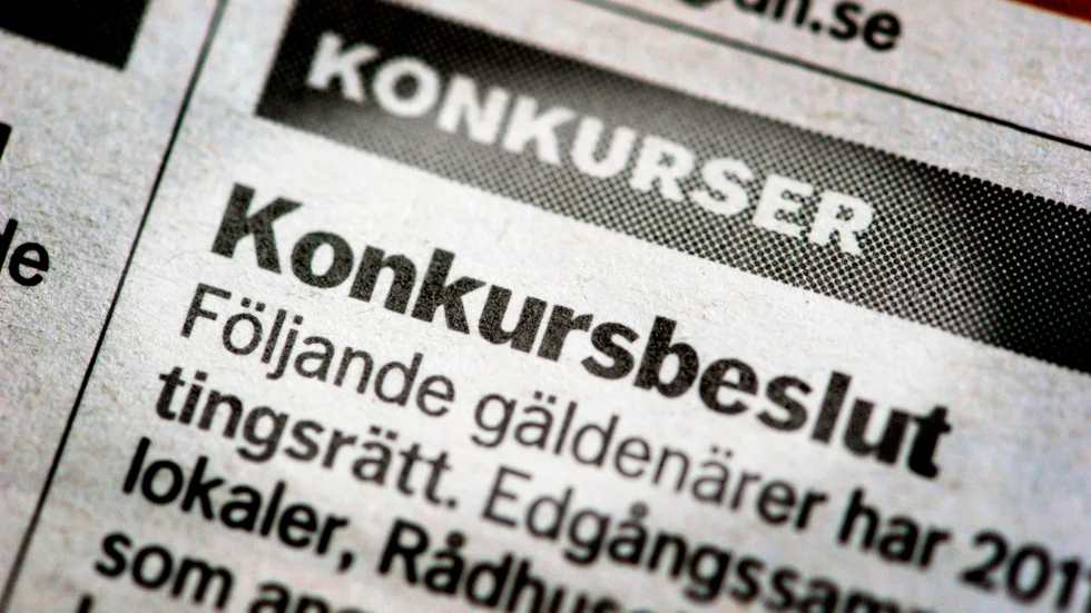 Färre konkurser i Norrbotten
