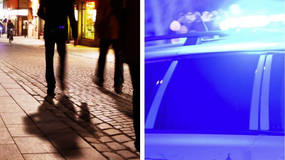 Under natten till söndagen utbröt ett större bråk på Ågatan. Polisen omhändertog fem män. 