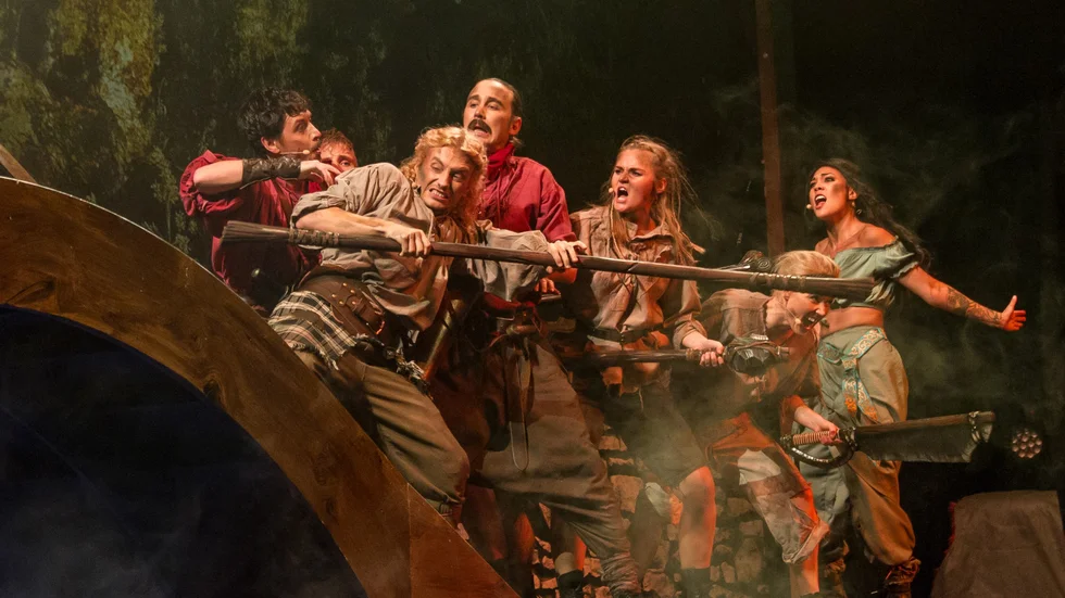 "Robin Hood - the musical" förvandlar Coop Arena till Sherwoodskogen i helgen, med många välkända namn på scenen. 