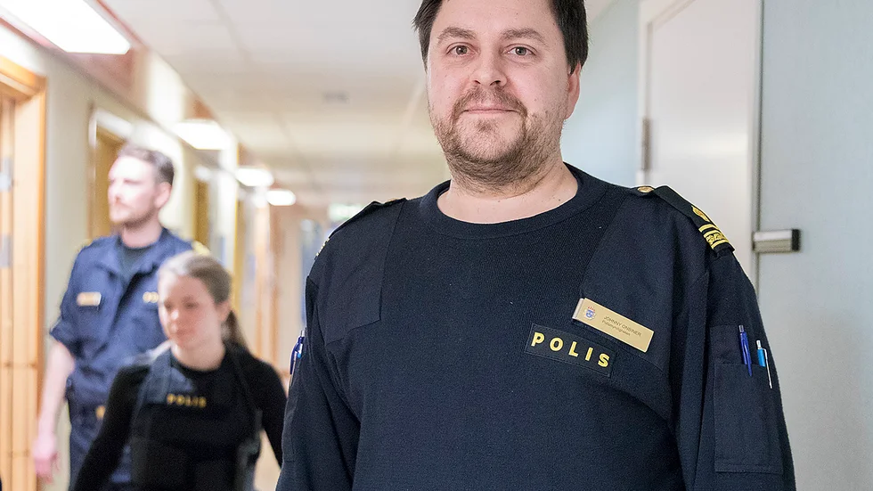 Johnny Onbiner, kommunpolis för Vingåker, Katrineholm och Flen. 