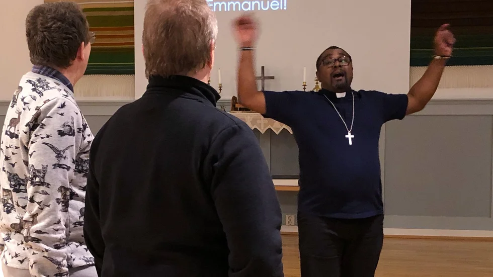 "Gospelmusik är en del av min kultur, uppväxt, av den jag är", säger Edward Thomas.