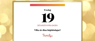 Fira och gratulera mera!      