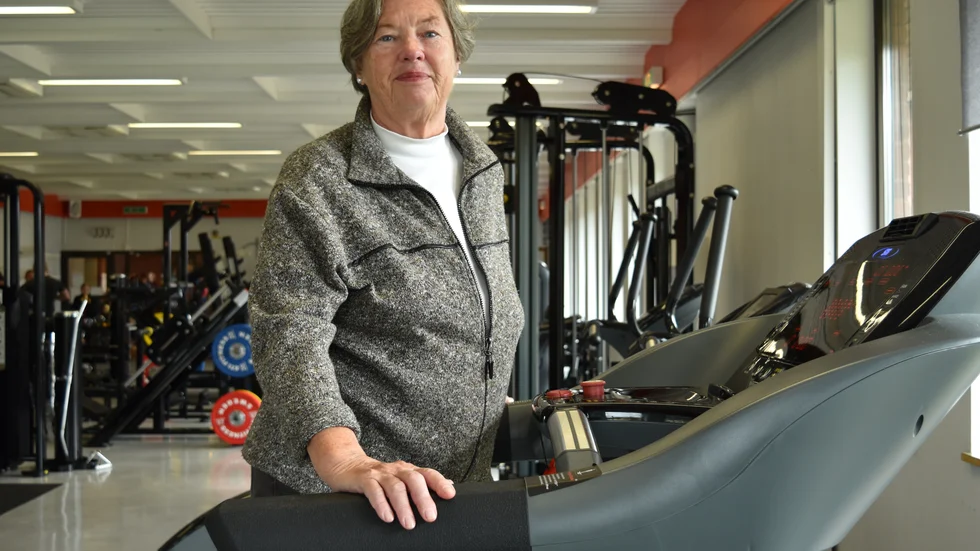 Kerstin Bergström är en flitig besökare på gymmet.