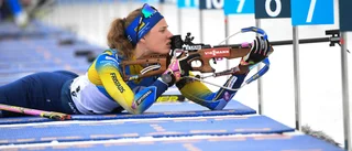 Hanna Öberg sköt bort sig i sprinten