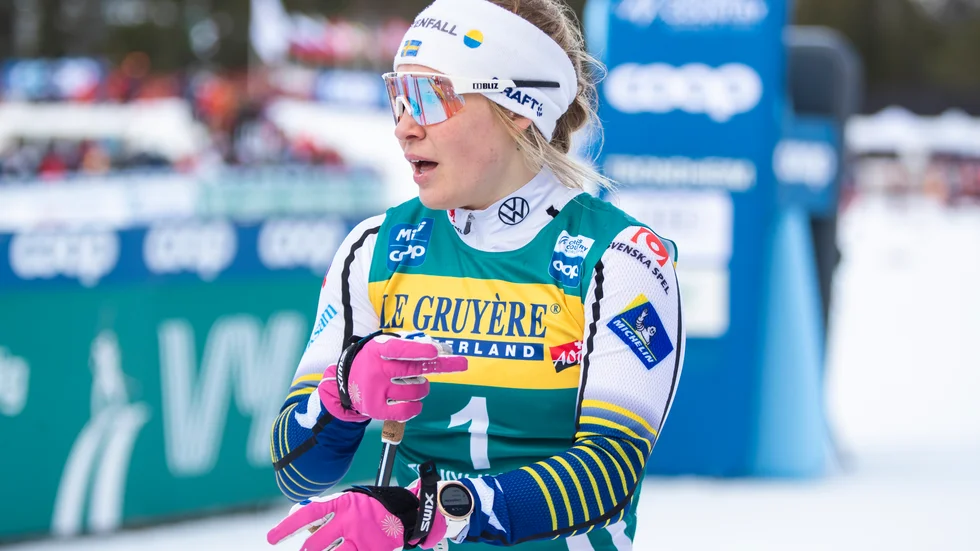 Jonna Sundling, Piteå Elit, vann damernas sprint på världscupen i Drammen. (Arkivbild)