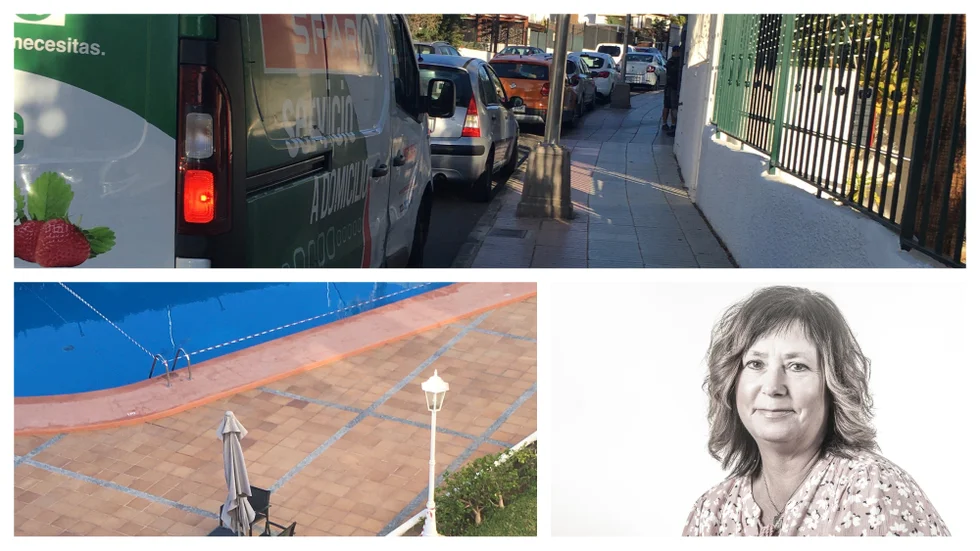 Mia Mokvist med familj från Katrineholm sitter instängda på sitt hotell efter att Gran Canaria satts i karantän. Poolen på hotellområdet är stängd, gatorna är tomma och det råder kaos i livsmedelsbutiker på ön, enligt henne.