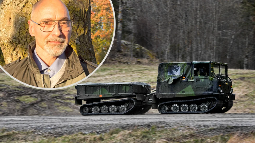 Krisberedskap inför ett eventuellt krig var en del av övningen för kommunledningen. Alexander Jansson samordnar kommunens beredskap.
