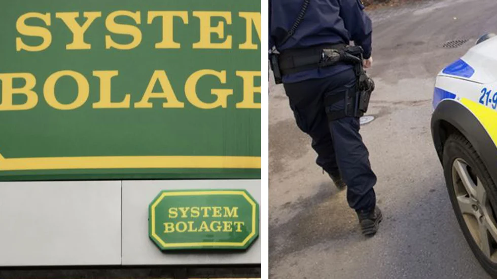 Två män ertappades på fredagen med att stjäla alkohol på Systembolaget i Tornby. 