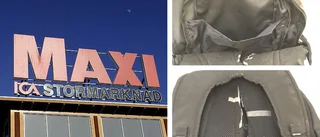 Man stal blombukett med preparerad ryggsäck
