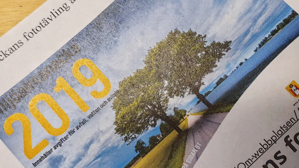 Kring Lucia delas miljöalmanackan för 2020 ut till samtliga hushåll i Motala och Vadstena.