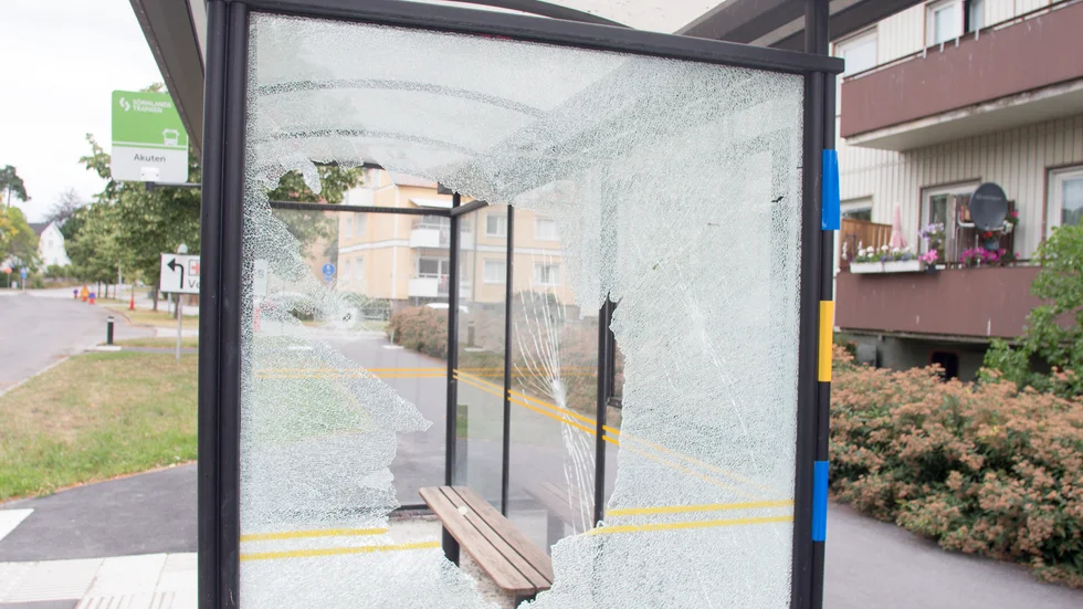 Under en dryg timme vandaliserades sex bilar och busskuren på Floragatan. Nu åtalas fyra tonårskillar för skadegörelsen.