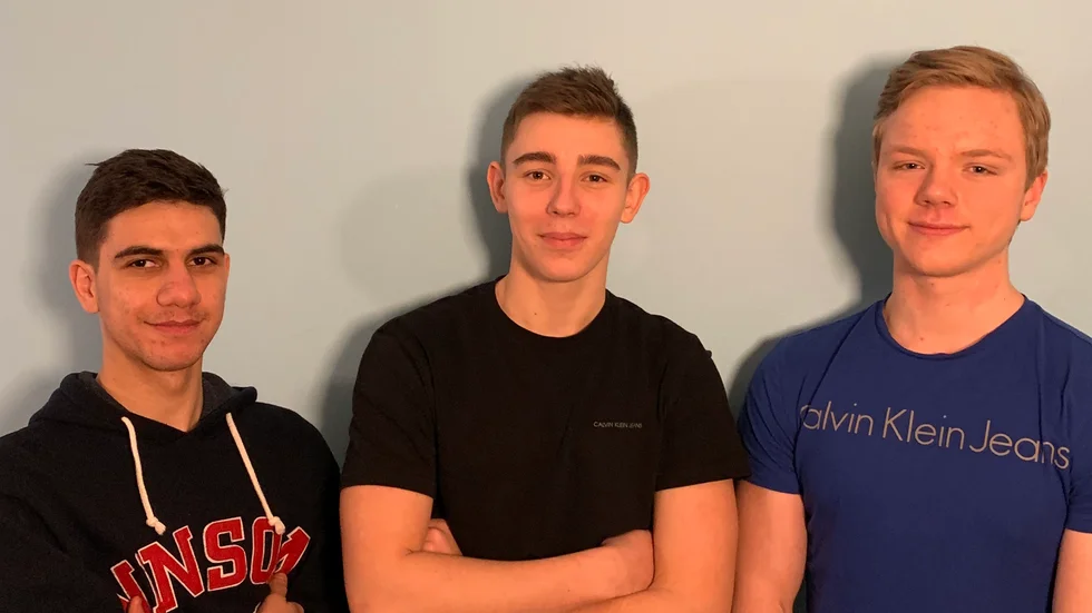 Fransic Haso, David Skepplund och Carl Lindell driver tillsammans Safekey UF.