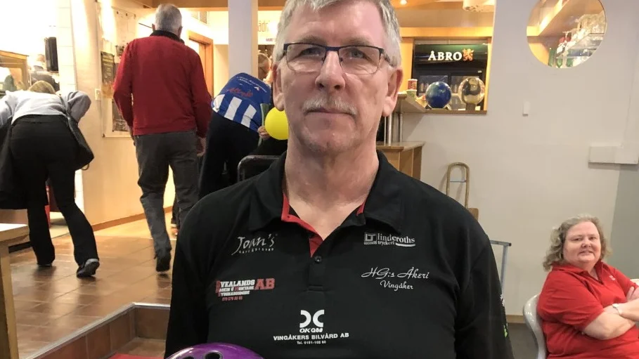 Leif Nyström rullade in 785 poäng för Vingåker mot Mini Arccus Club.