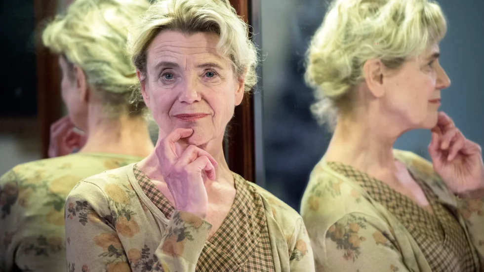 Stina Ekblad kommer till Västervik. Bilden är från en repetition på Dramaten förra året.  