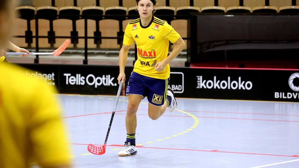 Albin Lundell gör sin första säsong i Visby IBK och har imponerat. I kväll väntar hemmamatch mot Helsingborg.