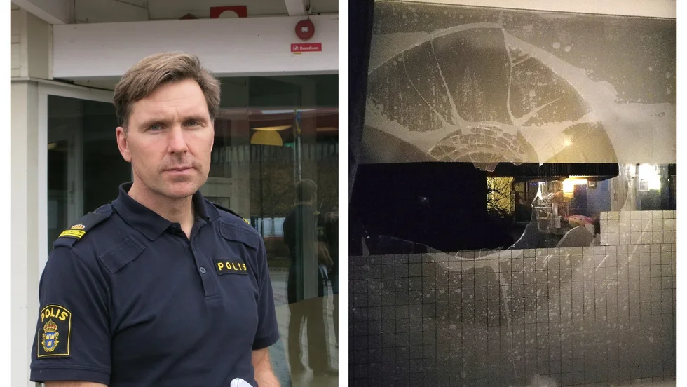 Jonas Junered, kommunpolisen ser allvarligt på händelsen.