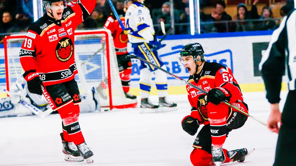 Karl Fabricius spräckte Luleå Hockeys målnolla i hemmamötet med Leksand och gjorde därmed sitt 100:e mål i SHL. 