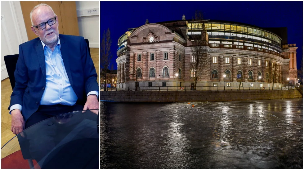 Kenneth Söderman var en av dem somn besökte riksdagen.