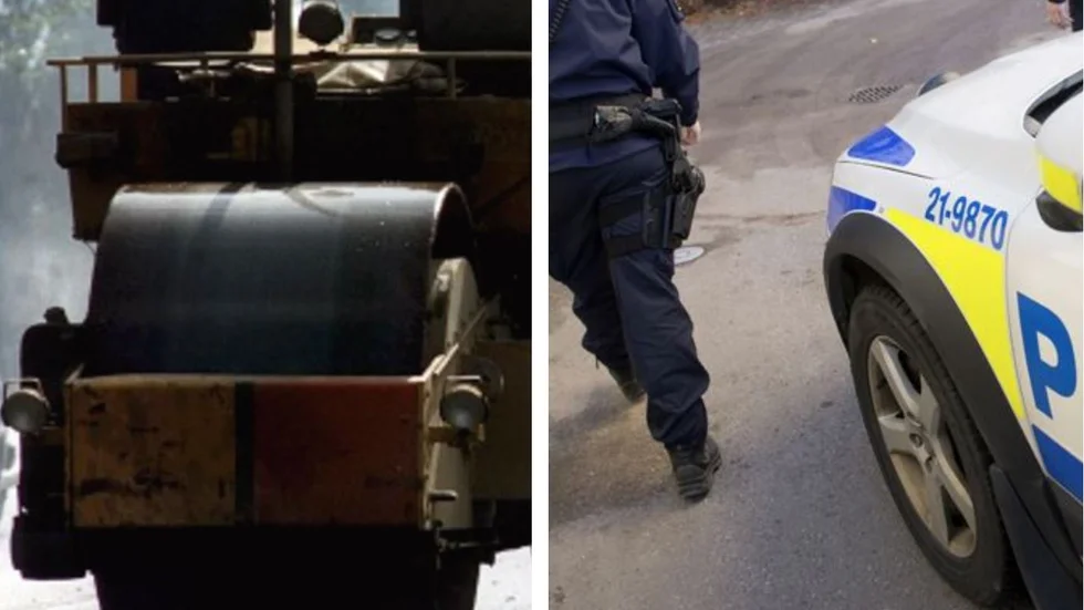 En 51-årig man har åtalats för att ha hotat en man som körde en vält på en byggarbetsplats i Mjölby. (Bilderna är tagna i andra sammanhang.) 