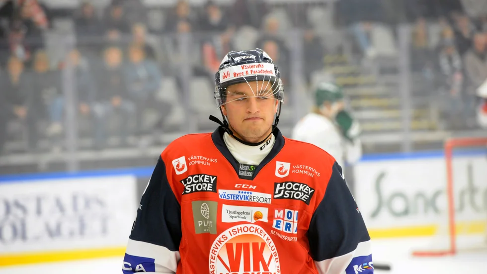 Jake Randolph vilades mot BIK Karlskoga.