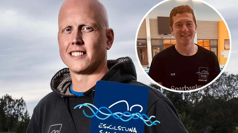 Eskilstuna Simklubbs Christoffer Andersson har dragit in pengar tlll sin utvisade tidigare kollega Mohamed Chwihne. 