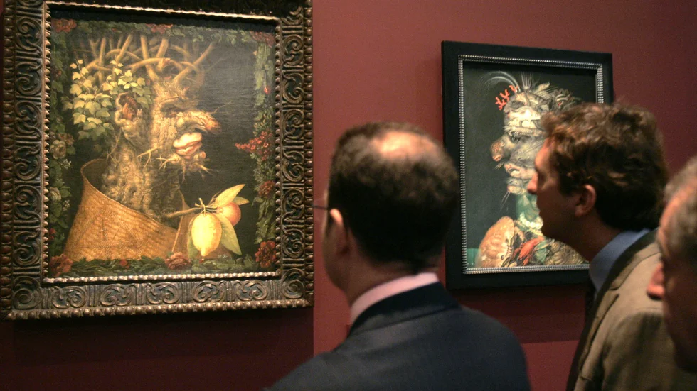 Grönsaksporträtt av den italienske 1500-talsmålaren Giuseppe Arcimboldo.