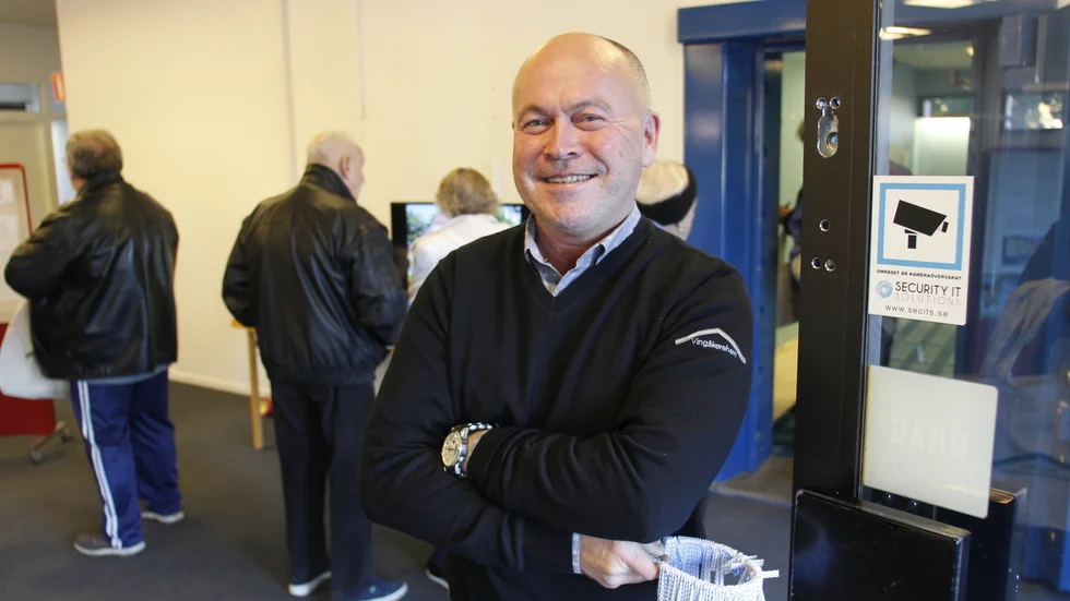 Vingåkershem har undersökt vad hyresgästerna tycker om sitt boende. Bolagets vd, Lars Ingebrigtsen, här vid ett öppet hus 2017. 
