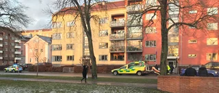 Kvinna påkörd vid Klosters kyrka