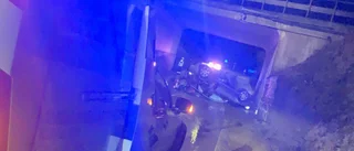 Ambulans kallades till trafikolycka