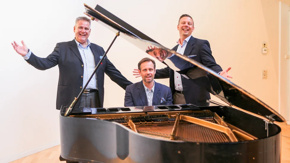 Tre Barytoner kommer till Vadstena Kristna Center den 6 november.
