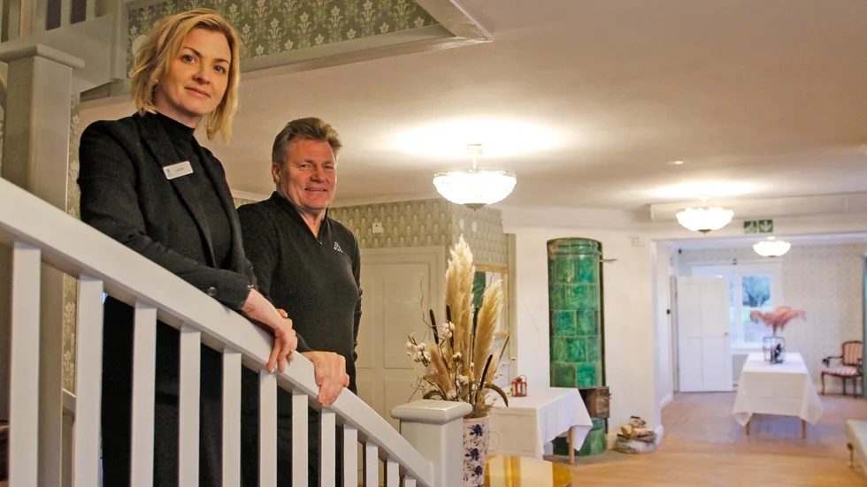 Sarah Lagerbäck och Tomas Thor ser fram emot att med Lilla Djulö kunna erbjuda sina besökare en tillgänglighetsanpassad oas.
