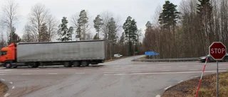Vill ha sänkt fart på E22 vid Helgenäs