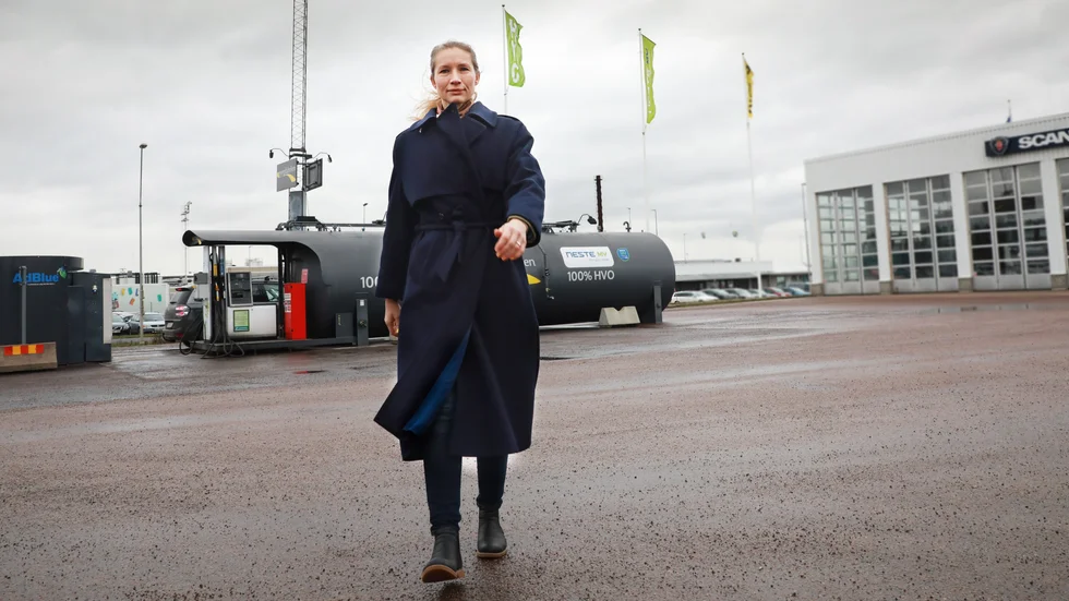 Karin Varverud är en av sex delägare i Energifabriken. Företaget startades 2006 av tre östgötska lantbrukarfamiljer och har nu vuxit till att ha en årsomsättning på 1,5 miljarder kronor.