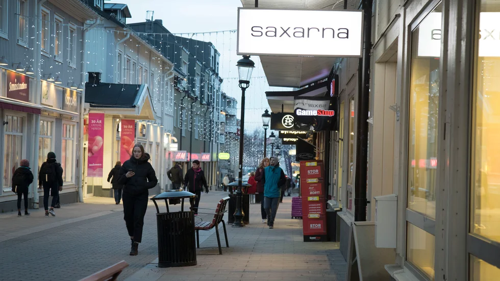 Frisörsalongen Saxarna har funnits i samma lokaler sedan 2017.